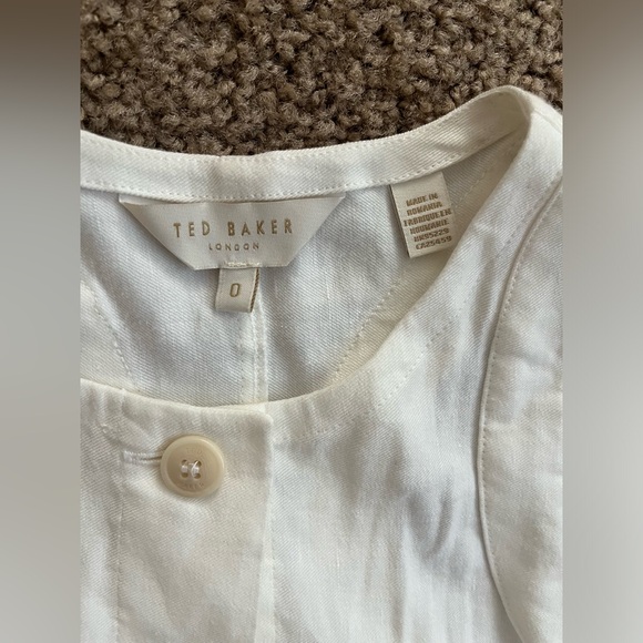 New Ted baker Jancita belted button front dress - Picture 4 of 7